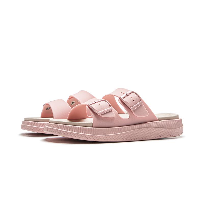 New LiNing Slip Resistant Abrasion Resistant Slide Slippers Women's Pink AGAV014-8