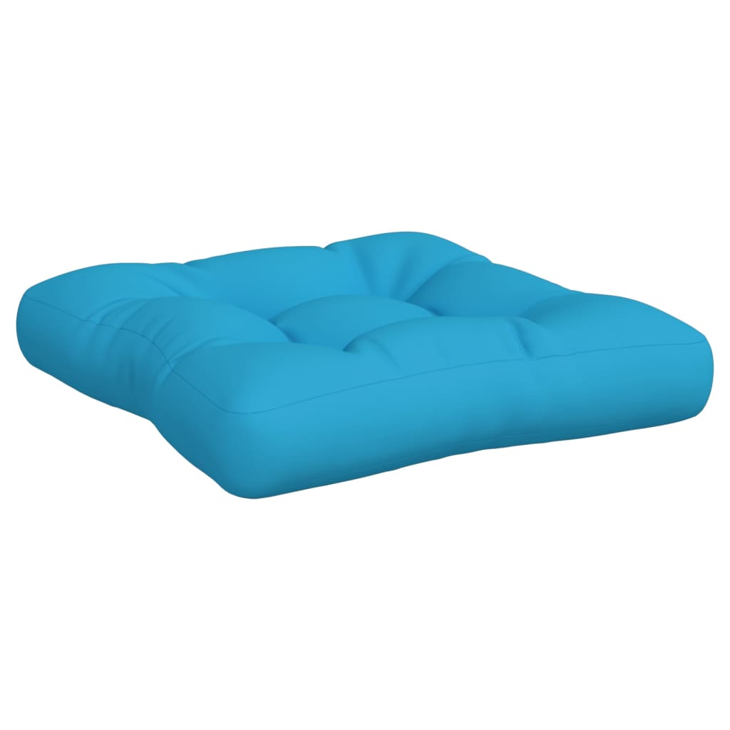 Pallet Cushions 2 Pcs Blue Fabric