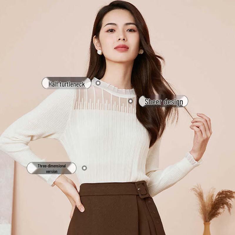 JESSIE Women's Elegant Knit Base Layer Top