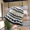 Handwoven Bucket Hat Female Dome Versatile Face Small Summer Hollow Niche Retro Bucket Hat Tide
