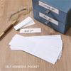 Clear Adhesive Label Pockets With Strong Stick Backing Label Bags For Home And Office Use Sticker Pockets