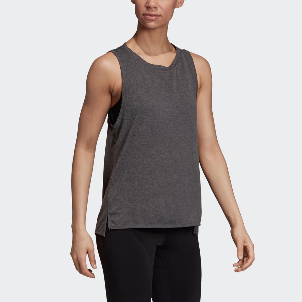Adidas Chill Tank High-Intensity Training Sports Breathable Vest Women Tops Dark-Grey FL8566