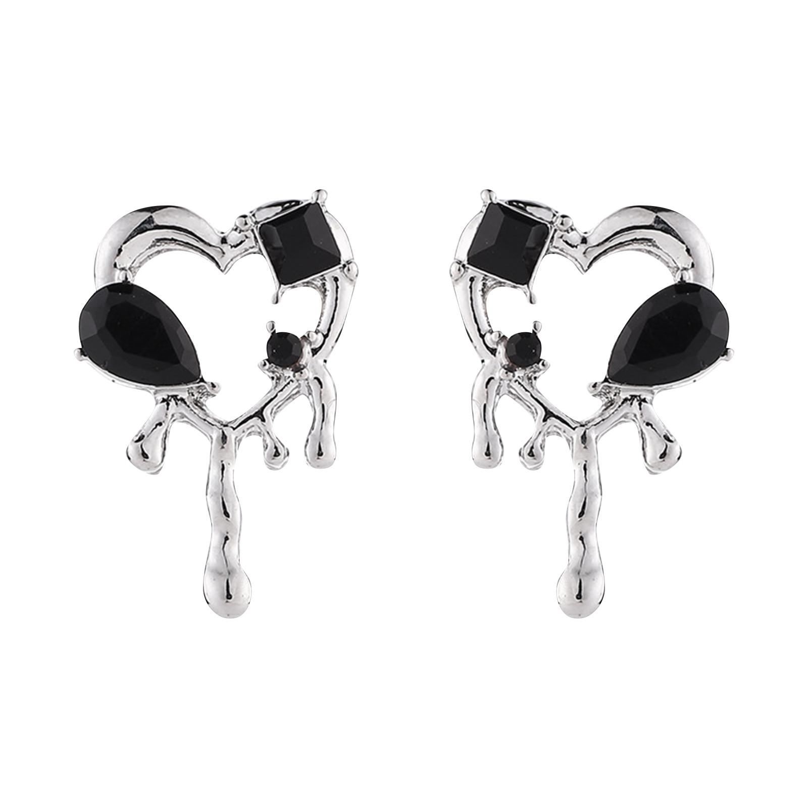 

Иглы, высококачественные серьги, бант, ежедневные поездки на работу, жемчужные серьги One Size чёрный