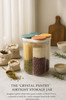 Cereals Storage Box Plastic Sealed Jar for Grain Noodle Transparent Food Keep Fresh Waterproof Container for Multigrain Tea Cans