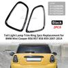 Taillight Trim For Mini Cooper S R55 R56 R57 2007-2015 Rear Car Light Eyelid Frame Kit Grille Trim Taillight Frame Cover