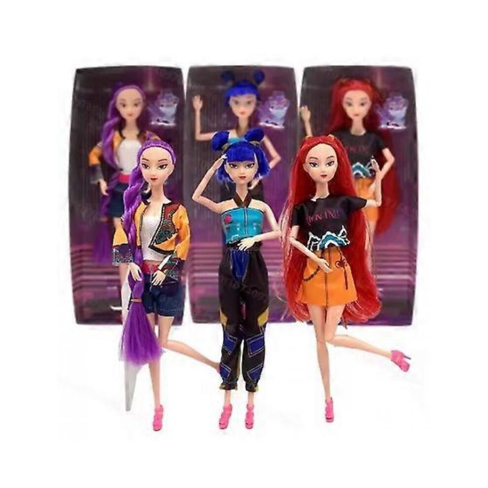 (3 Stück)3X 30cm Kpop Dämonenjägerinnen Puppenspielzeug Rumi Mira Zoey Figur Puppen Geburtstagsgeschenk