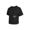 Nike Sportswear Swoosh Short-Sleeve Crew-Neck T-Shirt Women Tops Black CZ8912-010