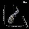 Transparent Christmas Tree Pendant Hanging Loop Snowflake Ornament  Holiday Party Decor