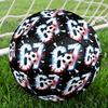 Royal Hands Holding Number 67 Size 5 Soccer Balls, High-Quality, Anti-Slip, Protective Football, a Unique Gift Suitable for Birthdays, Christmas