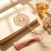 Elegant Hollow Tassel Book Markers Leaf Chinese Style Bookmark Metal Hollow Bookmark  Book Marking