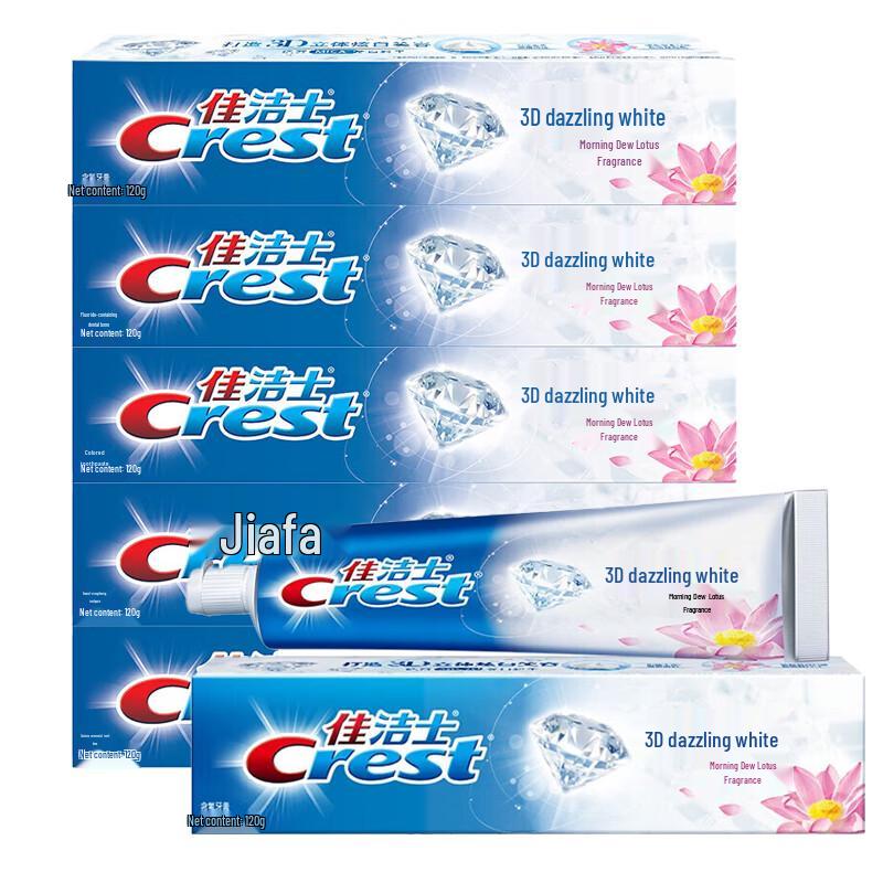 Crest 3D White Morning Dew Lotus Toothpaste
