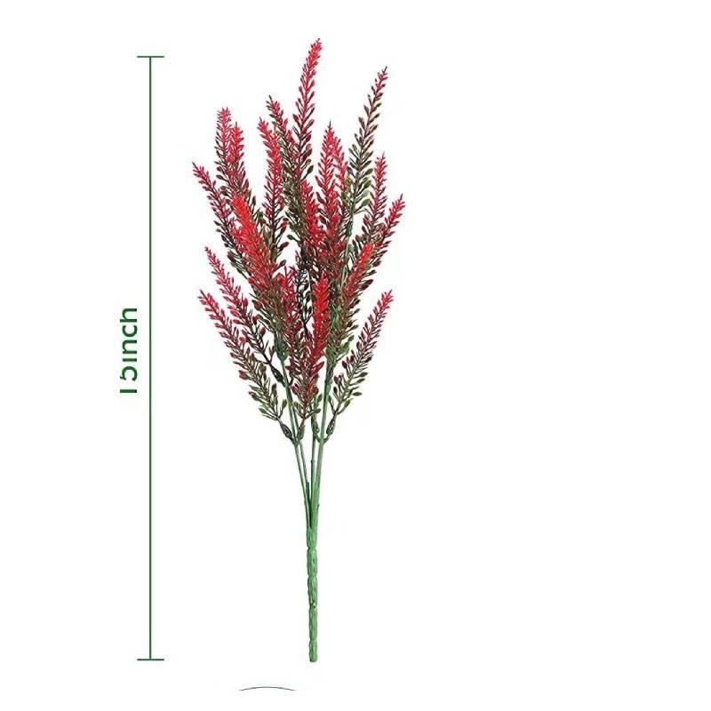 Lavender Artificial Flower Plant With Plastic Stems For Home Decor And Wedding Events
