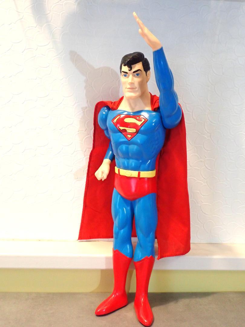 

[USED] Superman 1988 Vintage Figure, Approx. 36cm, with Cape