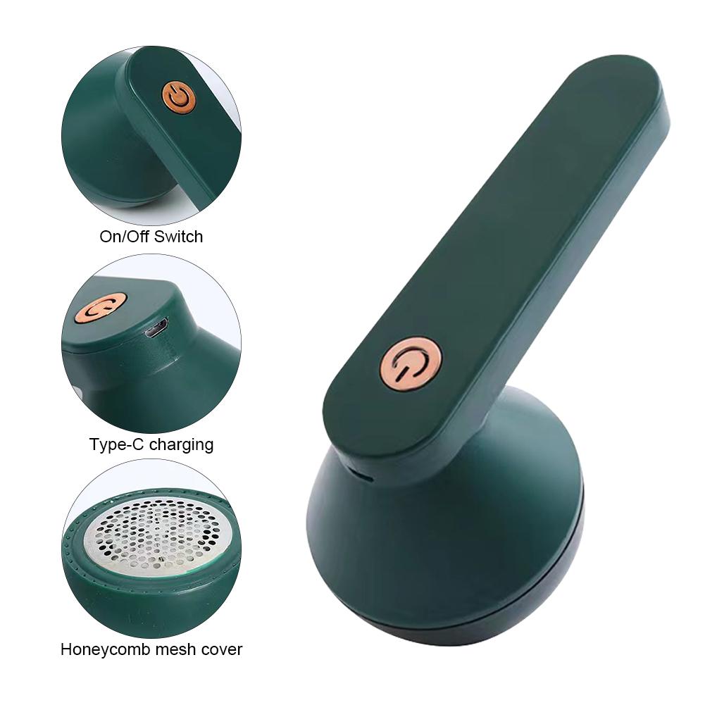 Lint Remover Upgraded Six Blade Design Portable Sweater Coat Pellet Remover Rechargeable Electric Lint Razor for Travel Home