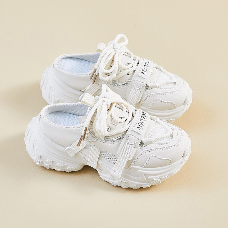 New Half-support Dad Shoes for Women In Summer Students' Leisure Mesh Breathable and Heightened