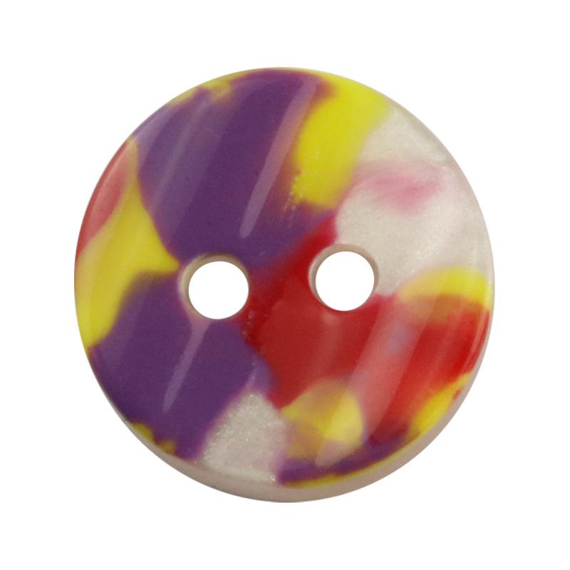 Tvåhåls Knappar i Harts med Imitation av Pärlemor för Damskjortor, Tröjor och Cardigans