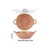 Elegant Minimalist Ceramic Double-Handle Noodle Bowl