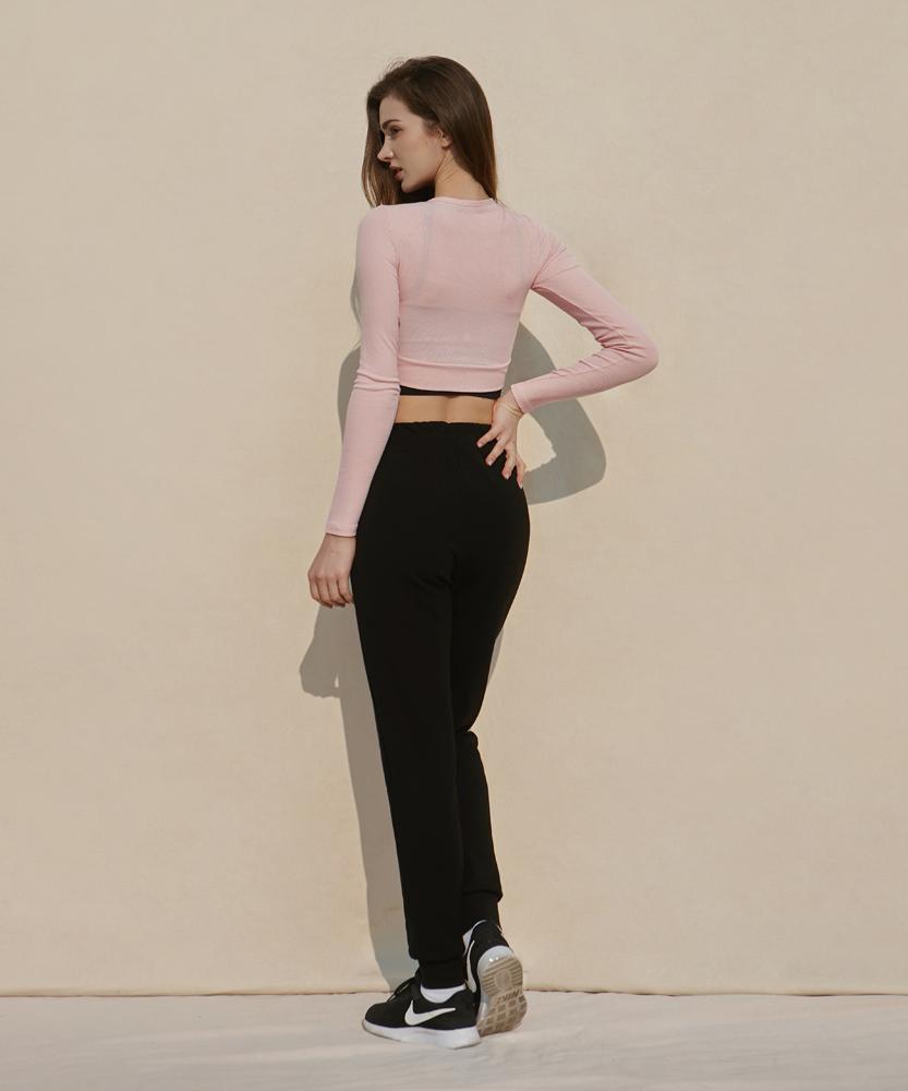 Debiweeo Point Twist Crop Top Devi-T0078-Salmon Pink