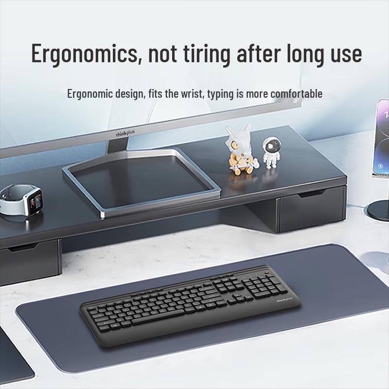Lenovo K320 Pro Wireless 2.4G 104-Key Membrane Keyboard