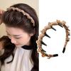 Women Headband Shiny Rhinestones Bright Color Fabric Cover Hair Hoop