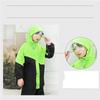 Kids Waterproof Suit Hooded Raincoat Jacket Trousers Set Puddle Suit Zip Boys Girls