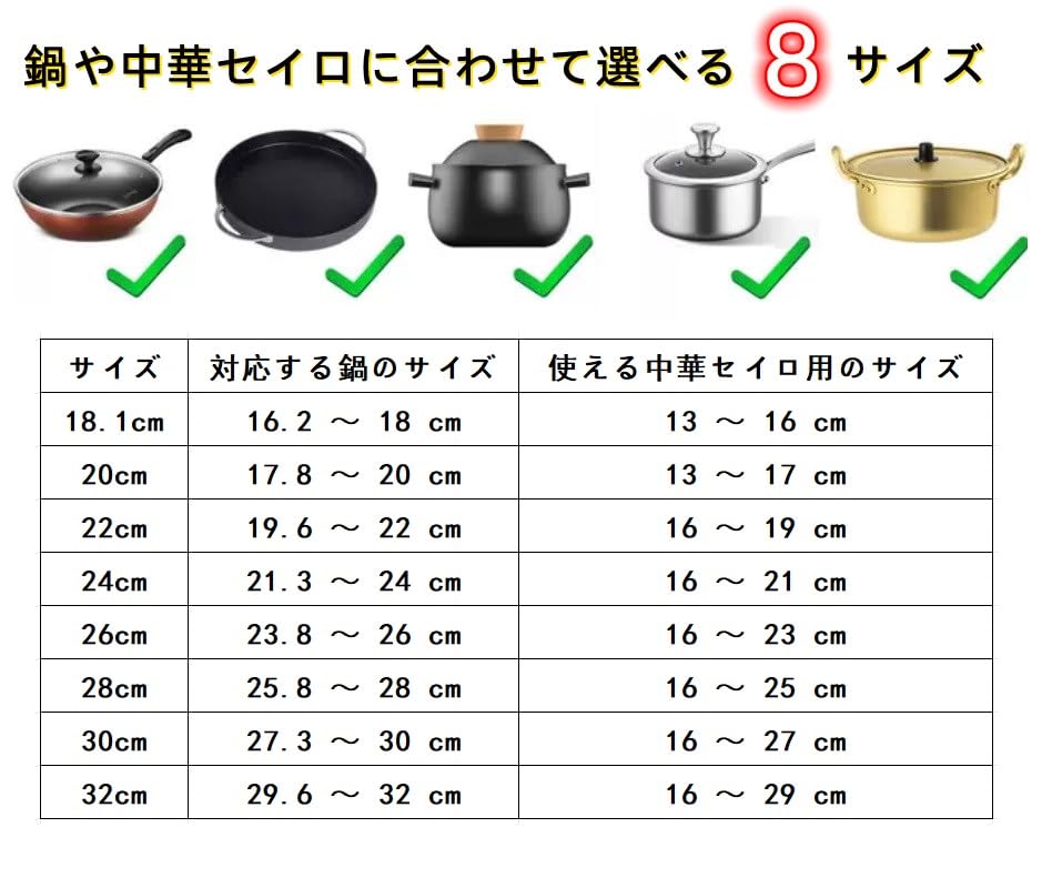 Steamer for Chinese steamer stainless stand/platform baskets, steel, 18.1cm-32cm (32cm)
