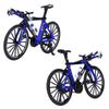 Finger Mountain Bike Alloy Mini Bicycle Model for Home Desk Workplace Office Decoration GiftsBlue