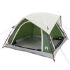 VidaXL Tente de camping de cabine 4 personnes vert imperméable 4009452