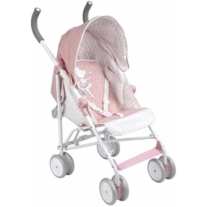 Giocattolo - ARIAS - Carrozzina gemellare universale - Multicolore - 45x70x73 cm - Manubrio regolabile chiaro