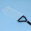 For Xiaomi 17 Case Reinforced Corner TPU Clear Phone Cover with Lanyard