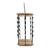 Chipständer 5 Etagen 40 Klemmen 360 Grad drehbar Snack-Organizer mit Holzfuß für