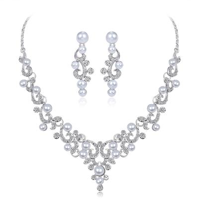 Set di bigiotteria per donna, collana e orecchini B0910030 ADM