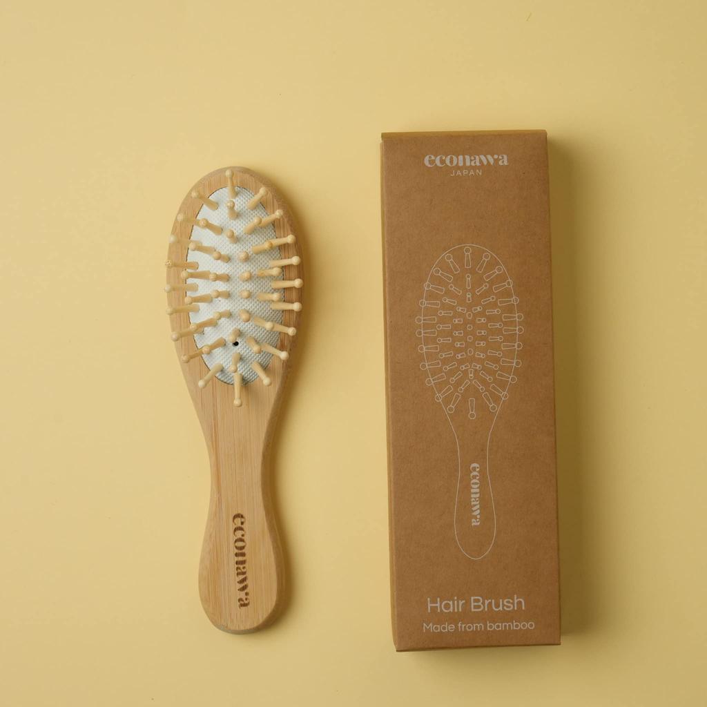 Bamboo Hair Brushes of Commercial Amenities and Made with Natural Materials For and Beauty Salons Individually Ideal for Wholesale econawa (Set 100)