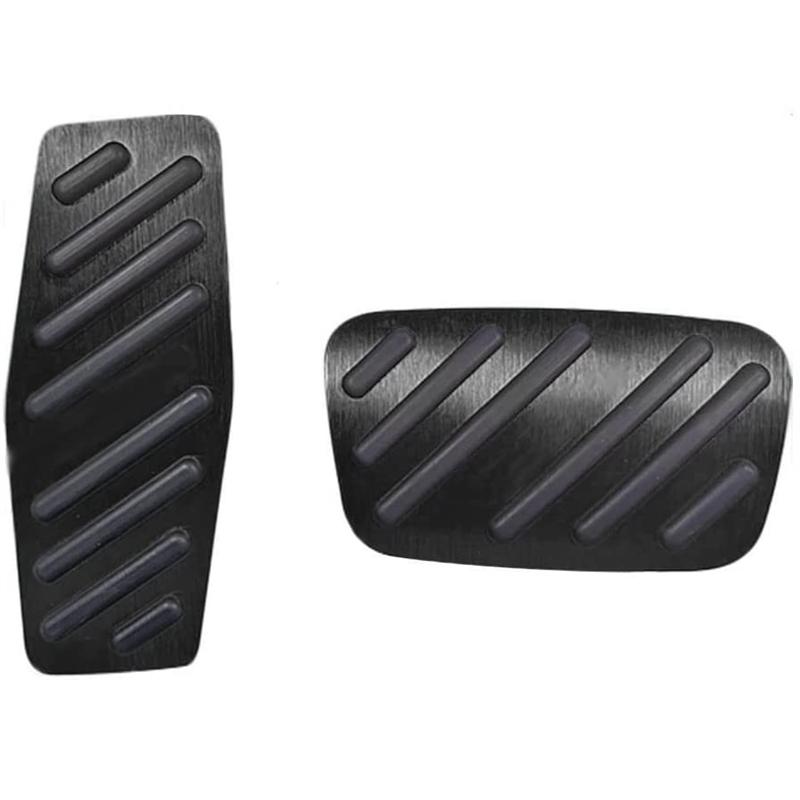 

2Pcs Aluminum Alloy Foot Pedal Gas Fuel Brake Pedal Rest Pedal Pads Mat Cover for Chevrolet Blazer 2019 2020 2026 Car Styling чёрный
