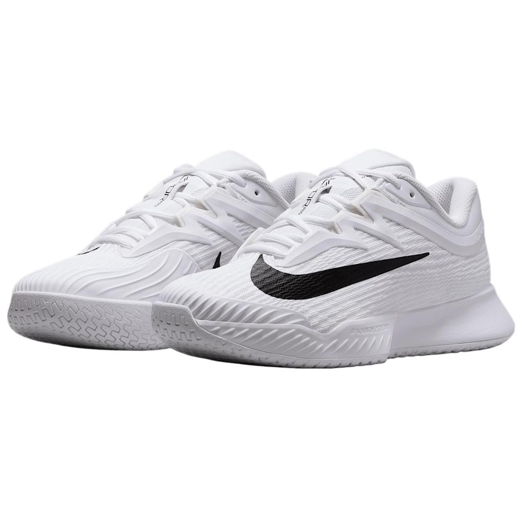 NikeCourt Air Zoom Vapor Pro 3 HC White Black Womens Tennis Shoes FZ2158-101