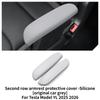 Second Row Armrest Protective Cover For Tesla Model YL 2025 Silicone Protective Case Dirt-Resistant Wear-Resistant Accessories