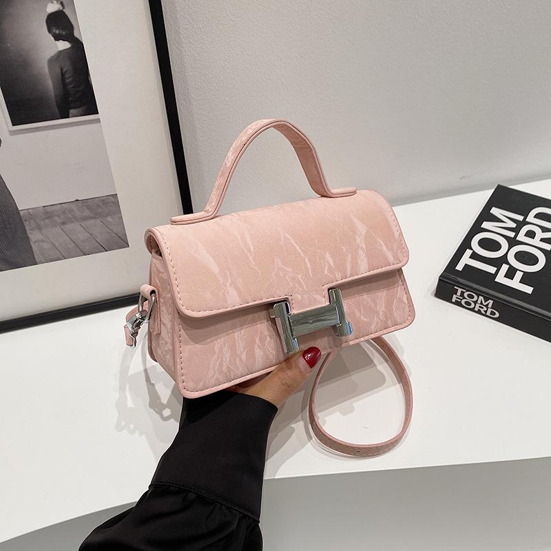 Beliebte Nischentaschen Neue Damentaschen Vielseitige Umhängetaschen Modisches Muster Kleine quadratische Taschen