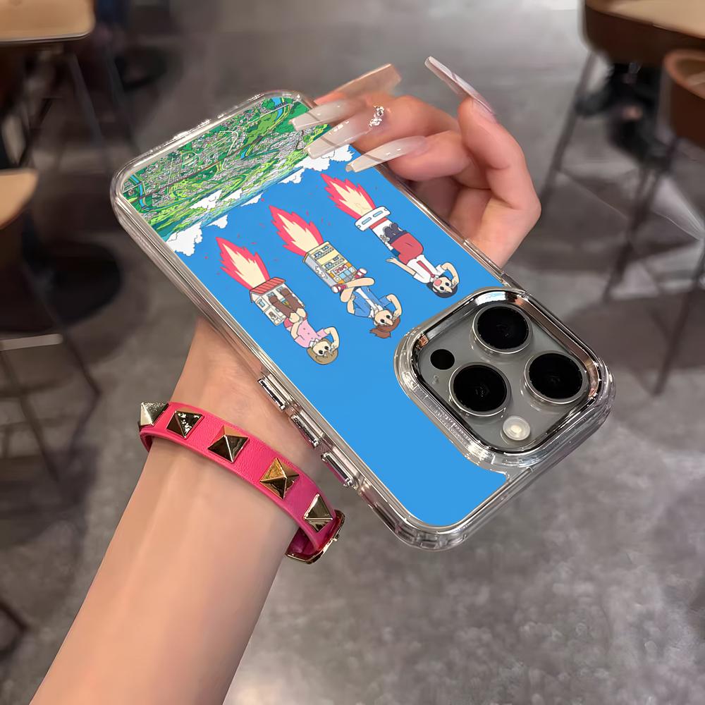 CITY THE ANIMATION Phone Case For IPhone 17 Air 16 15 14 13 12 11 Pro Pro Max Plus Transparent Soft Cover
