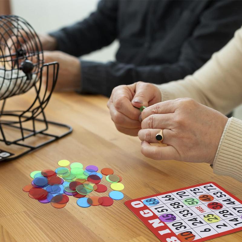 Transparent Bingo Counting Chips Size 19MM Learning Resources Kids Montessori Educational Toys Classroom Teaching Supplies