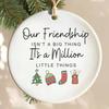 Neighbors Christmas Ornament Thank You Gift for Good Neighbors Welcome to The Neighborhood Holiday Ceramic Tree Ornament