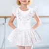 Ballet Performances Wear Leotard Comfortable Girls Dance Dress Glittering Sequins for Childrens Dance Gymnastics