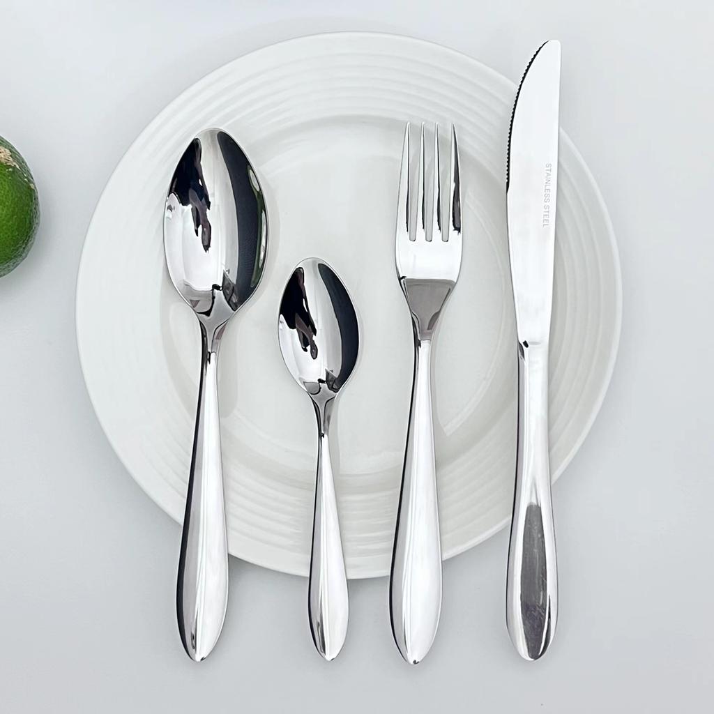 Knives, Forks and Spoons Stainless Steel Tableware Set Western Food Steak Knives, Forks and Spoons Gift Box Set