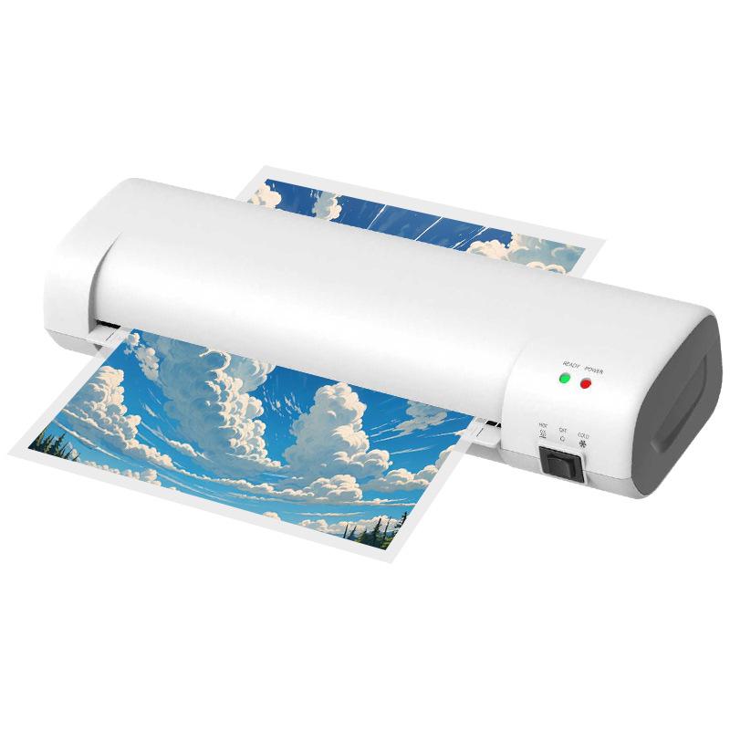 New A4 Mini Photo Laminator: Cold & Hot Commercial Laminator with Anti-Jam Technology