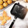 Waffle Pan 2 Sided Cast Baking Mould Household Cooking Bakeware Tool Aluminum Casts Fish Shape Cake Maker