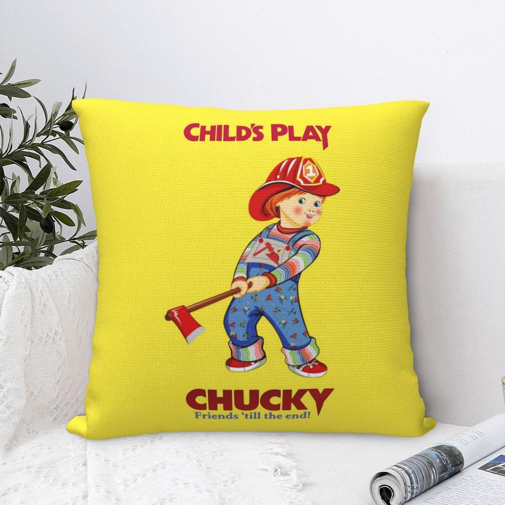 Soft Good Guys Childs Play Chucky Fireman Pillowcase Cushion Comfort Throw Pillow Sofa Cushions Used for Home Living Room