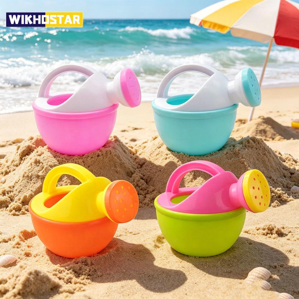 Brinquedo de Banho para Bebê Regador Colorido de Plástico Regador Brinquedo de Praia Brincar na Areia Chuveiro Brinquedo de Banho Chaleira de Água Regadores