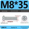 4.8 Grade Galvanized Phillips Round Head Screw (M2-M8)