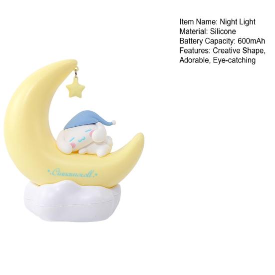 Adorable Anime Action Night Lamp Adjustable Figures LED Brightness Flicker Free Glowing Cartoon