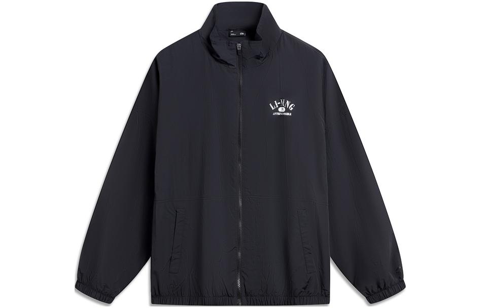 Li Ning Lotus Leaf Trench Coat Unisex Black AFDU701-5 2XL