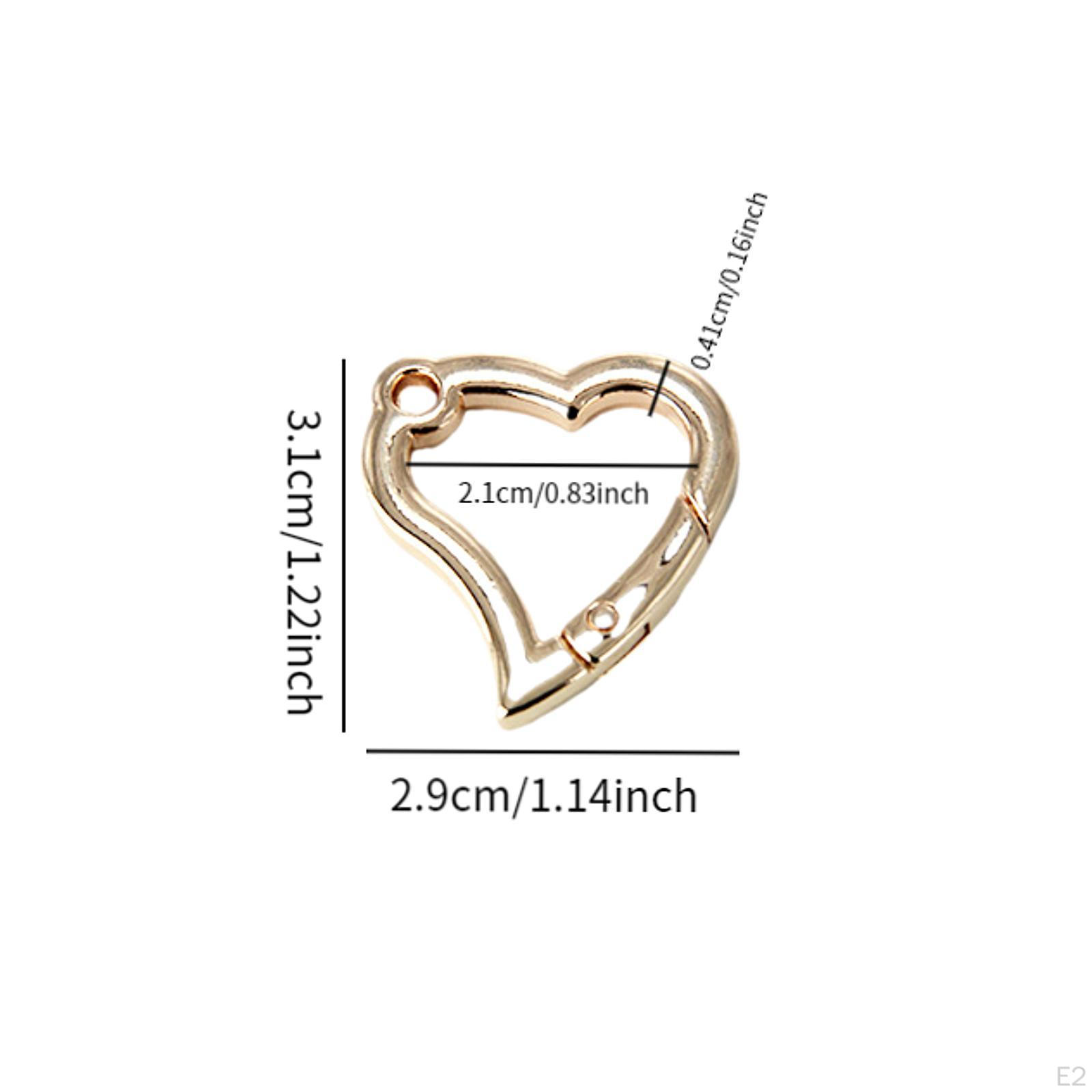 10 шт. карабинов для брелоков и поделок Gray Black — фото 2